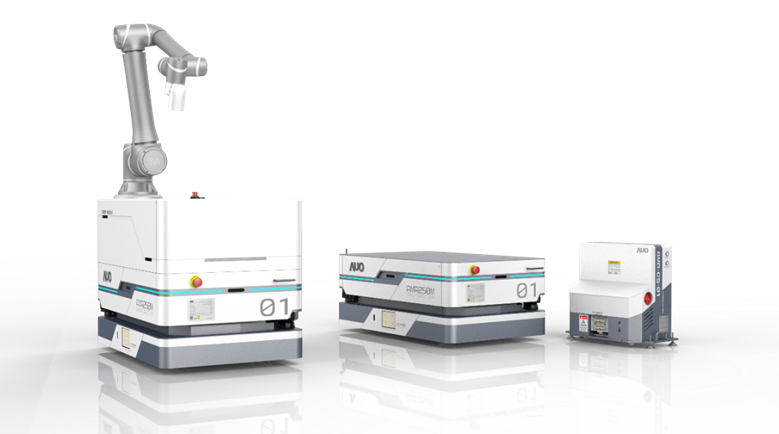 南宫·28WD數位開發的自主式移動機器人（AMR250M），搭配全向輪並結合AI演算法、2D LiDAR、3D攝影機等技術，協助客戶實現產線全自動化